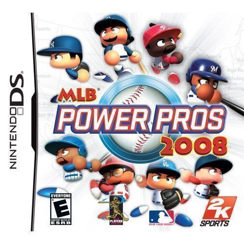 MLB Power Pros 2008 (Venom) (USA) Game Cover